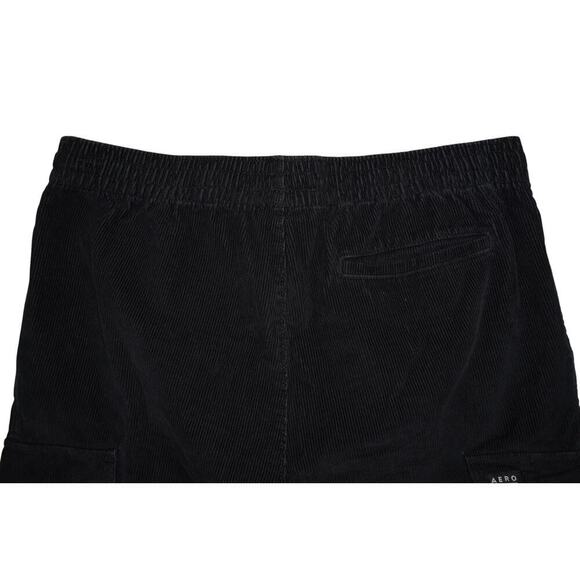 Aeropostale Black Corduroy Cargo Jogger Pants – Size M - Picture 7 of 11